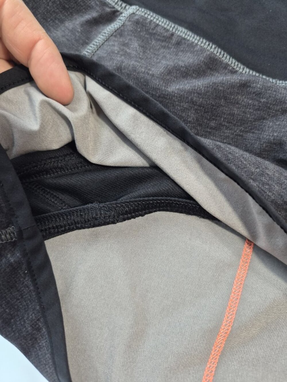 Lululemon Speed Up Short Women Size 2 Charcoal Gray Coral Lined Run Athletic - Picture 11 of 12